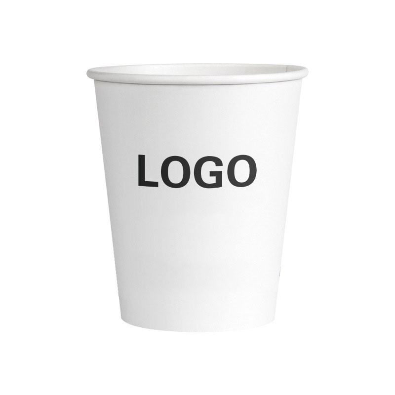 Free Design Custom Logo 9oz 12oz White Paper Coffee Cup Hot Drink Paper Cup Double Wall Insulated Heat Proof Cup