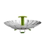 Vegetable Steamer Stainless Steel Foldable Dim Sum Steamer