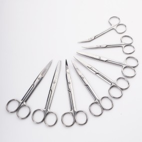 Professional Medical Instrument Surgical Scissors Operating Scissors Straight Curved