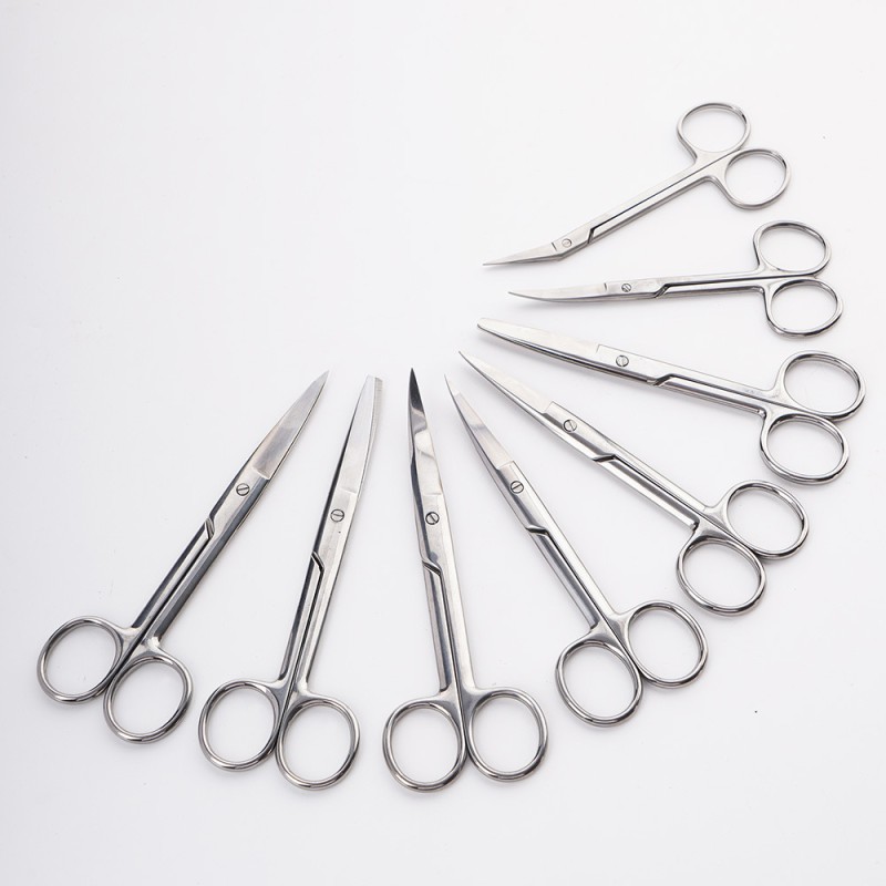 Professional Medical Instrument Surgical Scissors Operating Scissors Straight Curved