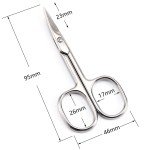 Professional High Quality Stainless Steel Curved Cuticle Scissors Sharp Blade Tip Beauty Nail Care