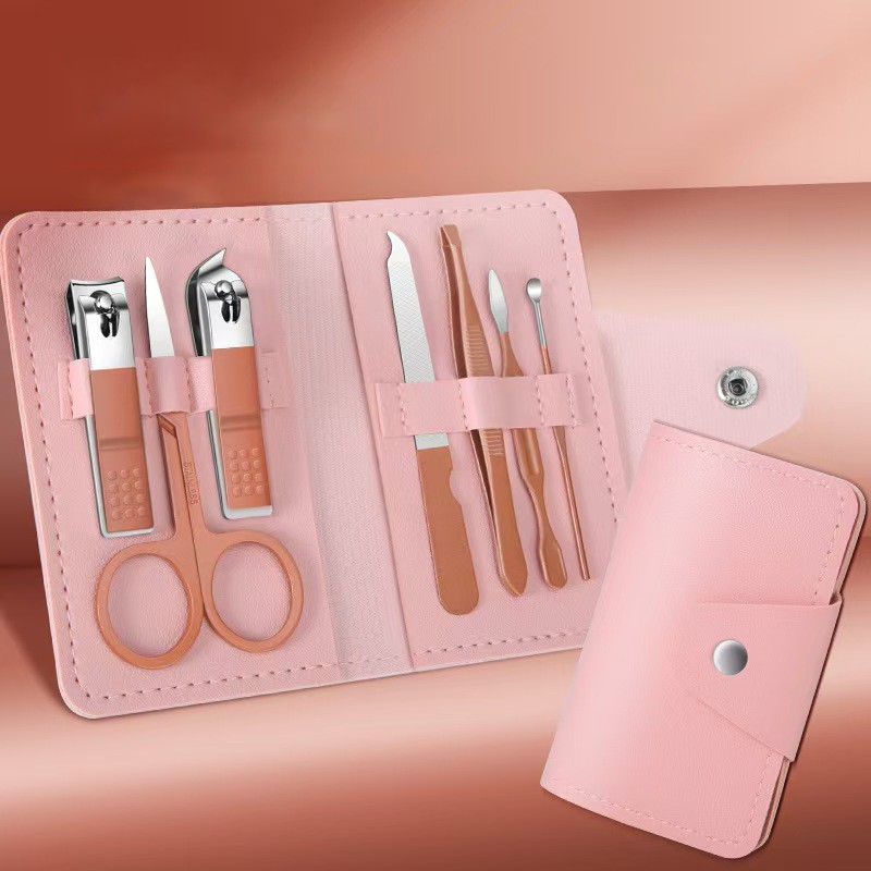 Wholesale Price Professional Custom Logo Private Label Nail Art Set 7-Piece Nail Kit