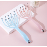 New Head Massage Ball Ball Massage Comb Multi-functional Scalp Massage Hair Care Band Steel Balls