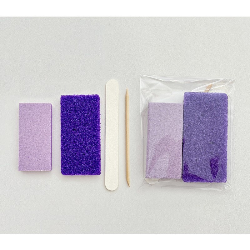 Factory Wholesale Nail Tools 4-Piece EVA Disposable Pedicure Set