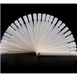 Wholesale Flat Tip Fake Nail Clear Tip Natural Color Chart Nail Art Set DIY Nail Art Practice Display