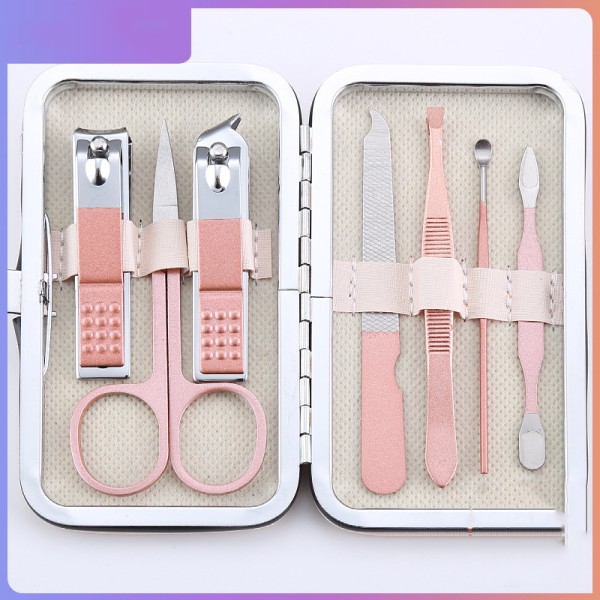 Nail Art Set 7-Piece Professional Pedicure Set Nail Clipper Beauty Set