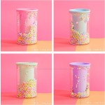 Most Popular Colorful Transparent Clear Acrylic Bubble Ball Cute Fancy Pen Holder Desk Cute Makeup Brush Plastic Tool Cup