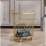 Cheap Large Round Children's Dirty Clothes Basket Wholesale Decorative Laundry Wire Material Laundry Storage Basket