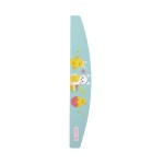 Custom Easter Egg Cartoon Pattern Half Moon Nail File 80/100/120/150/180/240/320 Grit Emery Board with Nail File