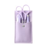 Eyebrow Trimmer Scissors with Comb Stainless Steel Eyebrow Razor Eyelash Scissors Eyebrow Trimmer Set Makeup Tools