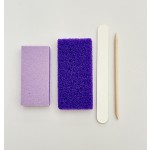 Factory Wholesale Nail Tools 4-Piece EVA Disposable Pedicure Set