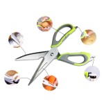 Stainless Steel Powerful Poultry Bone Scissors Food Kitchen Scissors
