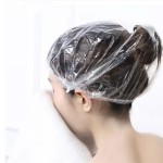 Salon Waterproof Plastic Shower Cap Hotel Disposable Plastic Shower Hair Cap