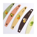 Professional Custom Spring Design Print Nail File 100 180 Half Moon Shape Beauty Flower Nail File