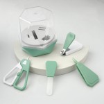 Baby Safety Scissors Nail Clipper Nail Care 4-Piece Set