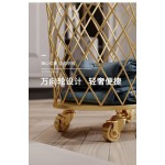 Cheap Large Round Children's Dirty Clothes Basket Wholesale Decorative Laundry Wire Material Laundry Storage Basket