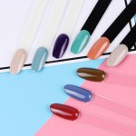 Wholesale Round Tip Color Sample Stick Clear Tip Natural Color Chart Manicure Set DIY Nail Art Practice Display