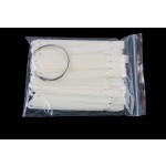 Wholesale Flat Tip Fake Nail Clear Tip Natural Color Chart Nail Art Set DIY Nail Art Practice Display