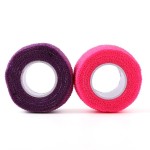 Hot Selling 2.5cm Non-Woven Self-Adhesive Elastic Bandage Nail Polishing Removal Mini Colorful Tape
