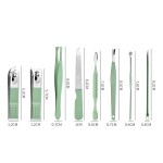 Hot Selling 8-Piece Nail Art Set Colorful Stainless Steel Nail Clipper Gift Set Fully Customizable Nail Clipper Set