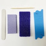 Factory Wholesale Nail Tools 4-Piece EVA Disposable Pedicure Set