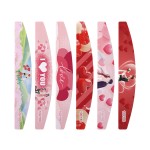 Hot Selling Mini Cute Pink Heart Shape Nail File Professional Print Logo Children's Beauty Nail File