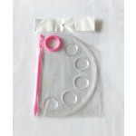 Plastic Palette DIY Painting Mixing Color Plastic Gel Polish Nail Paint Tools Nail Paint Display Nail Palette with Pusher