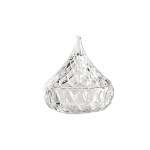 Crystal Glass Candy Jar with Lid Wedding Decor Diamond Glass Candy Jar