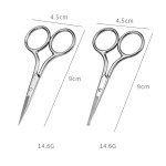 Manufacturer Curved Eyebrow Scissors Sharp Eyebrow Scissors Beauty Tools Listed