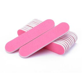 Wholesale Mini Pink Nail File Custom Logo Nail Salon