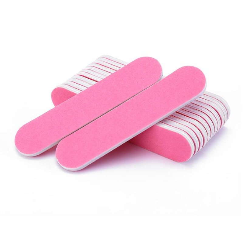 Wholesale Mini Pink Nail File Custom Logo Nail Salon