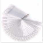 Wholesale Round Tip Color Sample Stick Clear Tip Natural Color Chart Manicure Set DIY Nail Art Practice Display