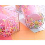 Most Popular Colorful Transparent Clear Acrylic Bubble Ball Cute Fancy Pen Holder Desk Cute Makeup Brush Plastic Tool Cup