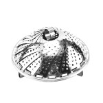Foldable Cookware Insert Steamer Stainless Steel Vegetable Steamer Basket