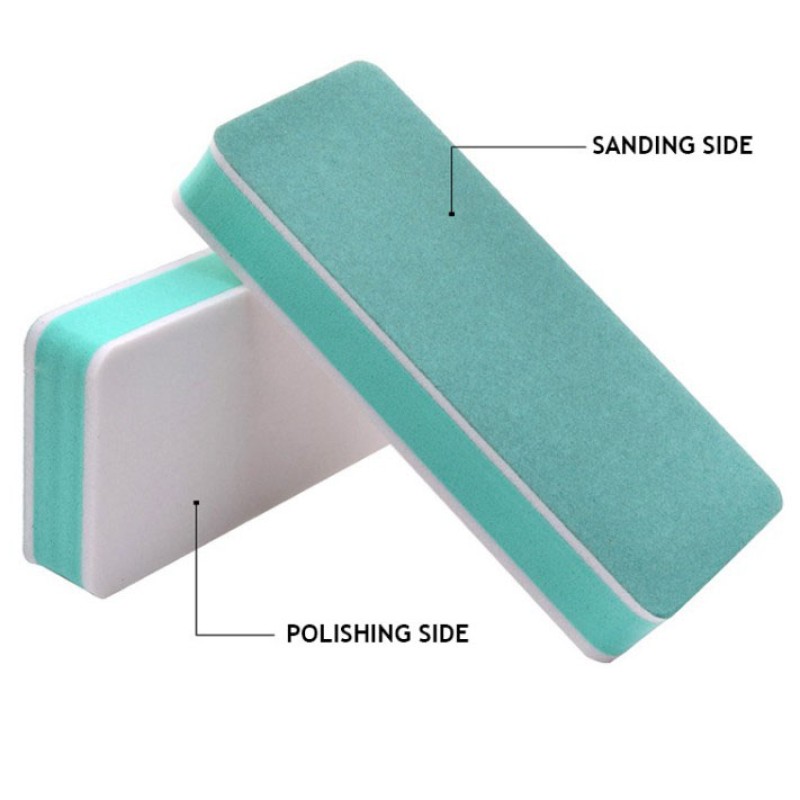 Professional Hot Selling Product Salon Sponge Double-Sided Nail Buffer Block