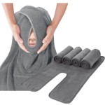 Microfiber Esthetician Spa Towel Soft Face Cloth Facial Mask Removal Steam Massage Cleaning Split Design Bath Towel