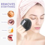 Soft Microfiber Bamboo Makeup Remover Pads Reusable Washable Facial Cleansing Gloves Glove Woven Cloth Wipes Adult