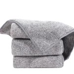 Bamboo Charcoal Towel Fine Fiber Dish Cloth Kitchen Cloth Rag Thickened Absorbent Cleaning Hand Cleaning Cloth