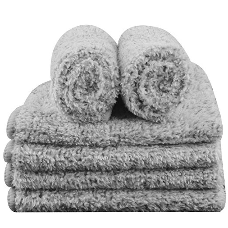Bamboo Charcoal Towel Fine Fiber Dish Cloth Kitchen Cloth Rag Thickened Absorbent Cleaning Hand Cleaning Cloth
