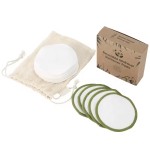 Reusable Makeup Remover Pads Eco-Friendly Cotton & Bamboo Toner Includes Washable Laundry & Storage Bag