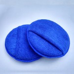 Microfiber Hand Polishing Wax Sponge for Car Care Quick-Dry Interior Scrubbing & Cleaning