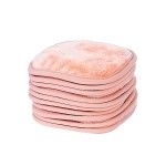 Fluffy Skin-Friendly Women's Custom Reusable Makeup Remover Towel Rag Eraser Private Label