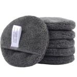 Bamboo Microfiber Makeup Remover Glove Pads Facial Cosmetics Cleansing Puff Sponge with White Label Finger Pocket