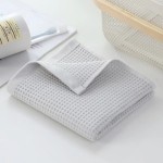 Popular Cotton Waffle Kitchen Towel Absorbent Dish Towel Set Super Soft Quick-Dry Dish Towel