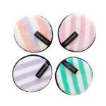 Private Label Washable Microfiber Cotton Cleansing Powder Magical Makeup Remover Reusable Makeup Remover Pads