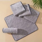 Hot-Selling Super Soft Antibacterial Coral Fleece Facial Bamboo Charcoal Fiber Hand Hair Bath Baby Towel