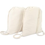 Custom Logo Dust-Proof 100% Recycled Cotton Small Canvas Drawstring Bag / Custom Cotton Bag