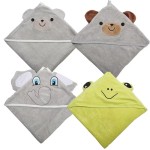 Soft Baby Hooded Bath Towel with Ears Organic Baby Sleep Swaddle Blanket Baby Bath Hooded Towel