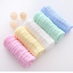 100% Pure Cotton Baby Gauze Towel 6-Layer Gauze Super Soft Newborn Bath Towel Children's Bath Towel