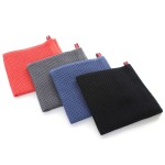 Solid Color Cotton Waffle Weave Towel 100% Washed Linen Custom Multi-Color Honeycomb Tea Kitchen Cleaning Tea Ceremony Towel